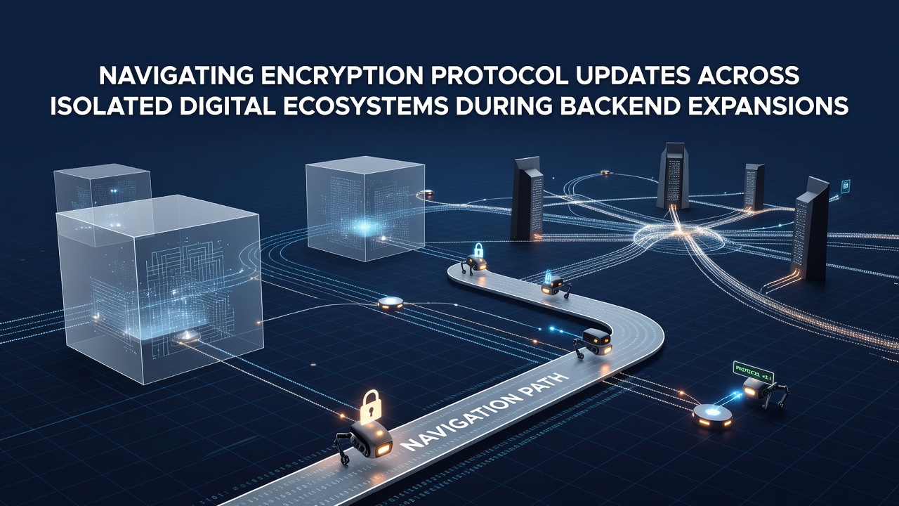 Navigating Encryption Protocol Updates Across Isolated Digital Ecosystems During Backend Expansions