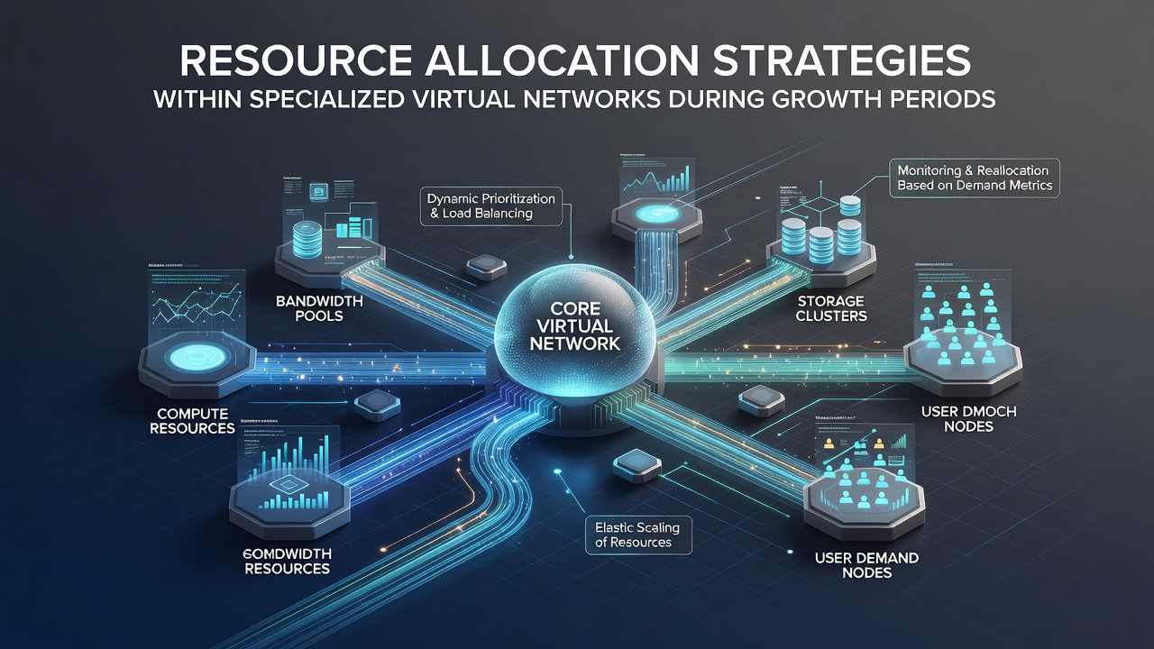 Flowchart illustrating predictive allocation adjustments in virtualized network segments